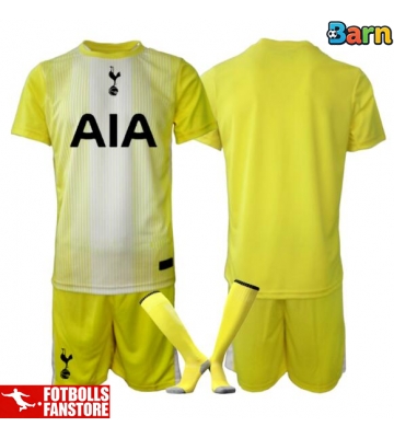 Tottenham Hotspur Målvakt Tredje Tröja Barn 2025-26 Kortärmad (+ Korta byxor)